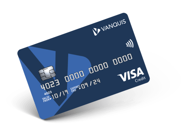 Blue Vanquis Card